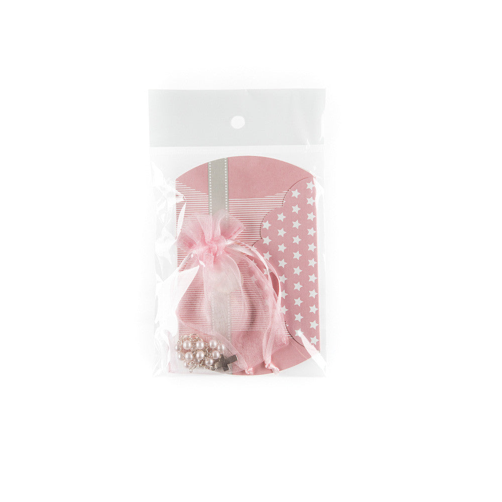 Geschenkset zur Taufe rosa