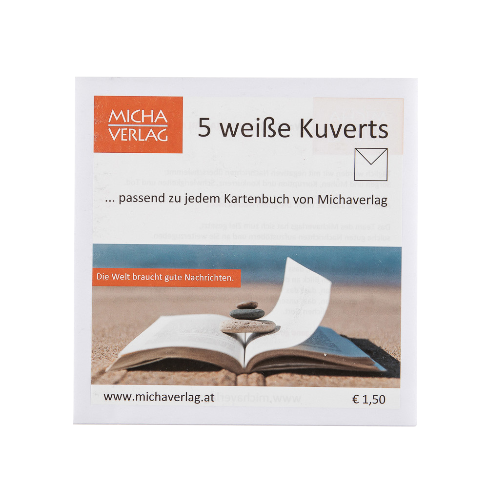 Kuverts, passend zu Kartenbuch Klarheit, 5 Stk.