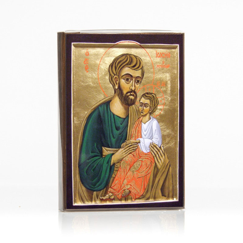 Ikone MJ45 Der Heilige Josef ca.11x15cm