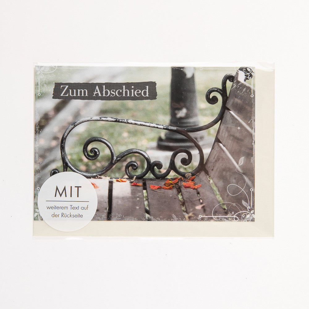 Billet / Trauer "Bank"