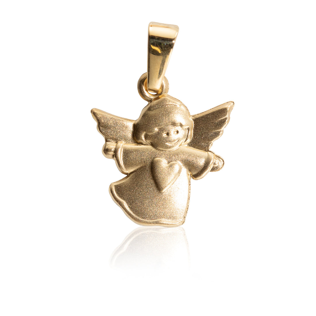 C302-572 Kettenanhänger Engel, Gold 585