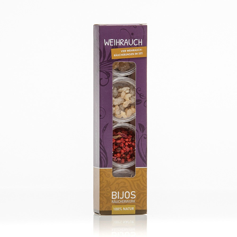 Räucherset Weihrauch, 4 x 10 ml
