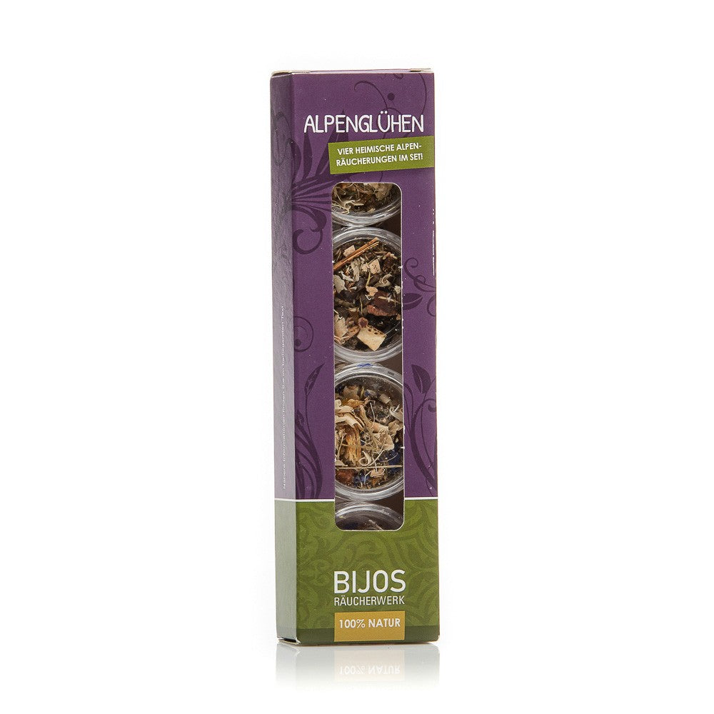 Räucherset Alpenglühen, 4 x 10 ml