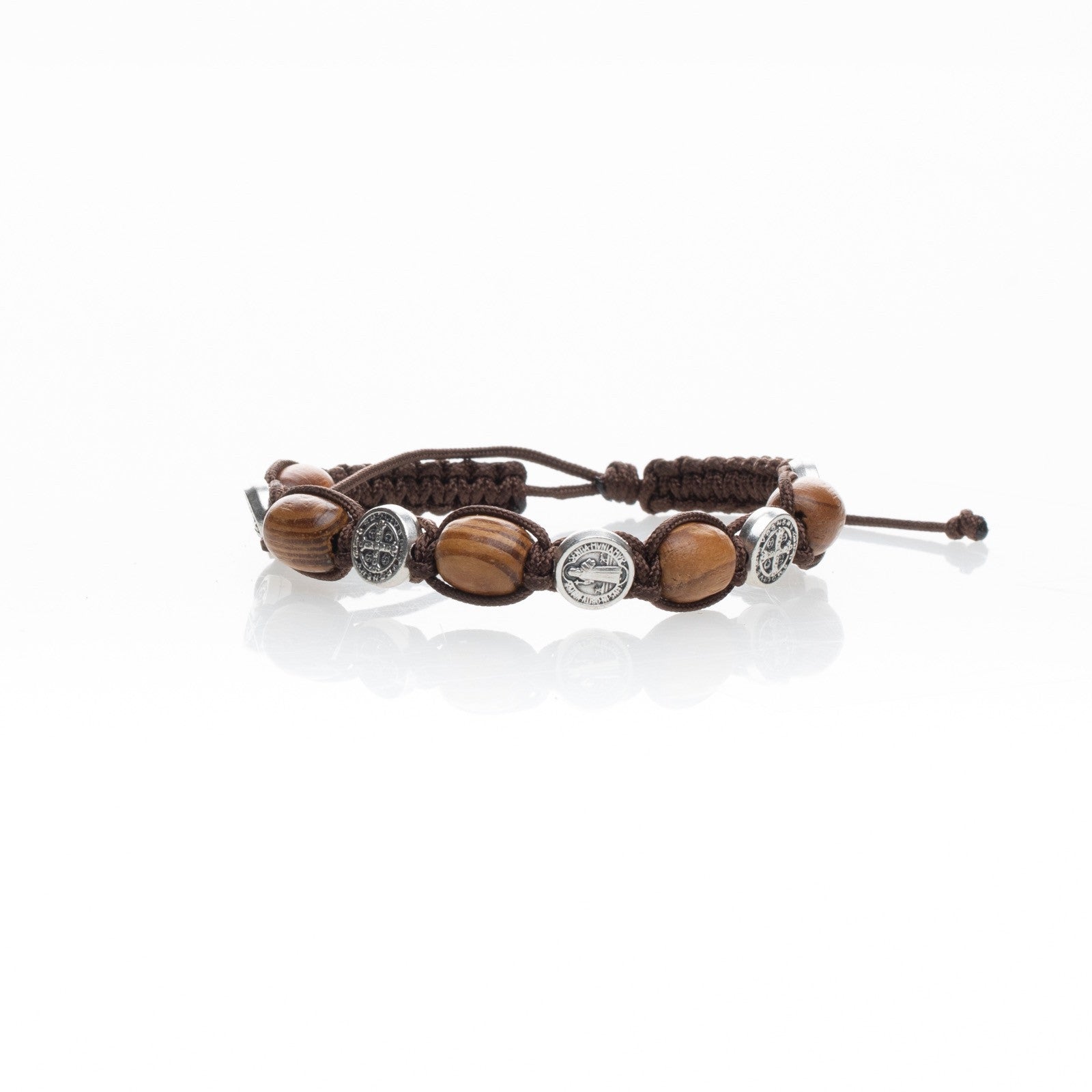 Armband Benediktus mit Holzperlen