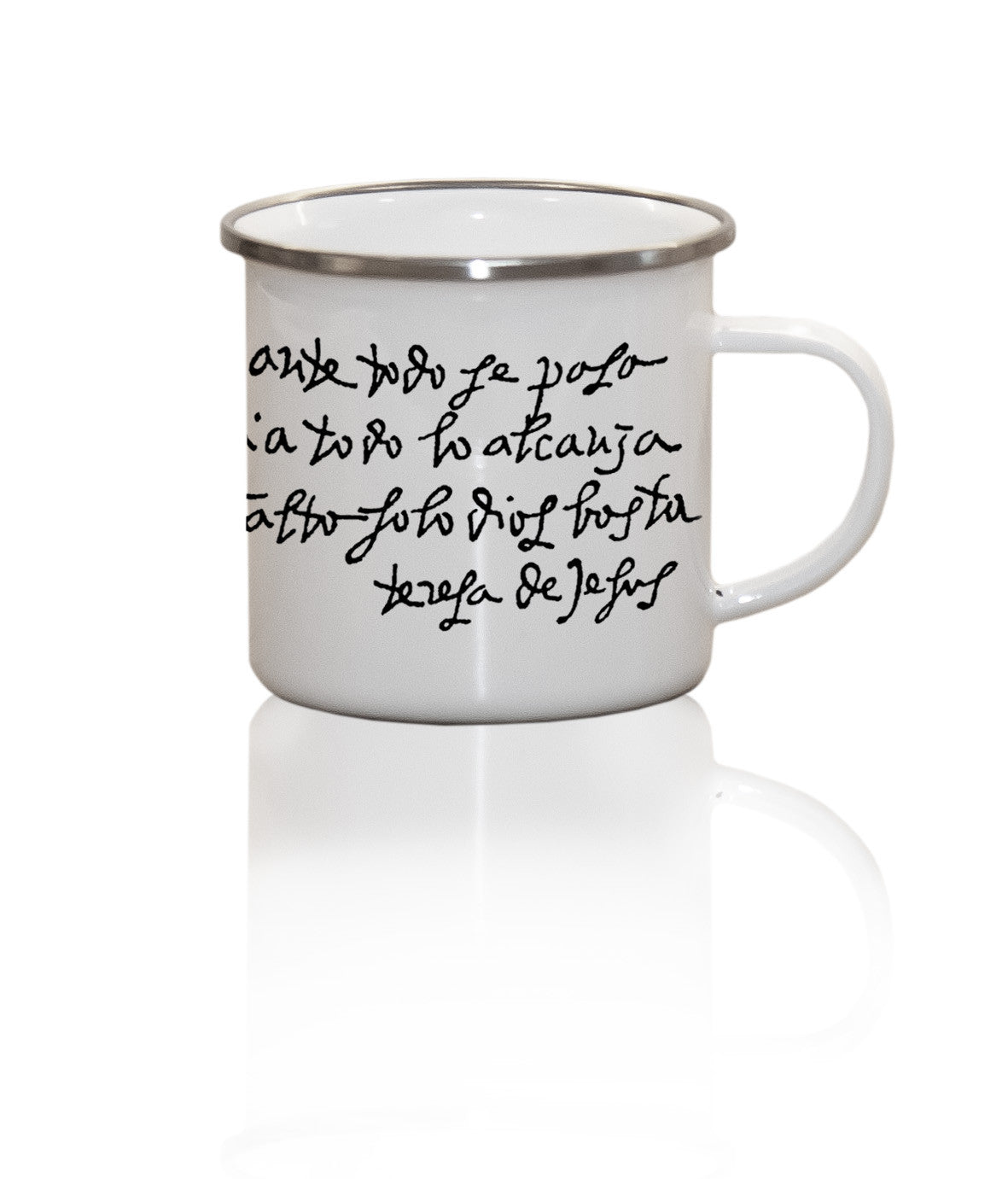 Emailletasse "Teresa von Ávila" 300ml