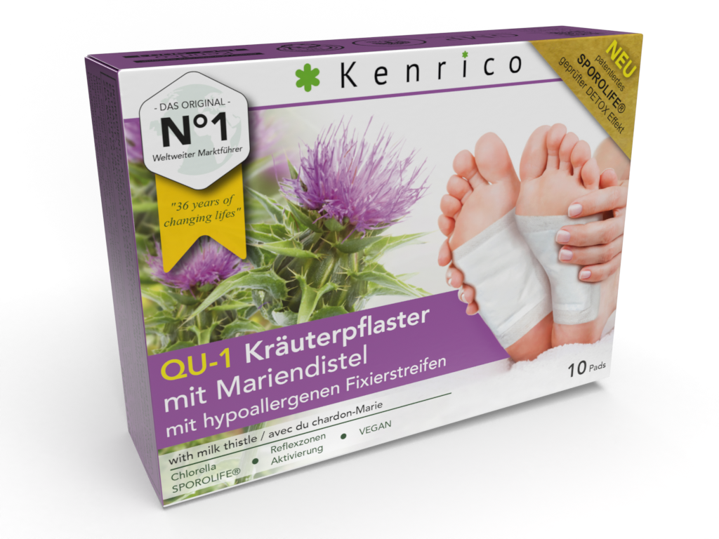 Kenrico Kräuterpflaster QU-1, 10 Pads