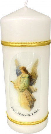 Geweihte Kerze "Schutzengel" groß