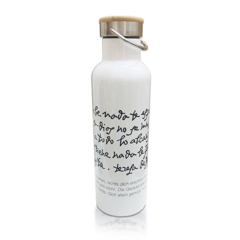 Thermosflasche mit Bambusdeckel 750ml