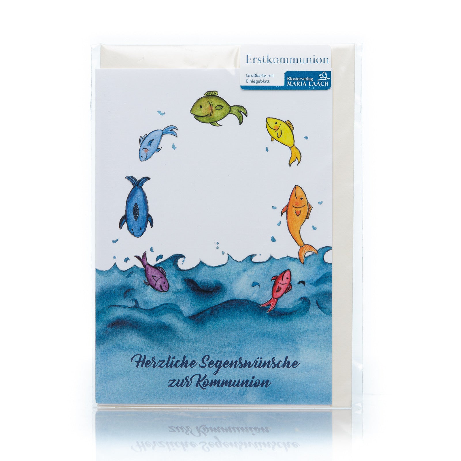 Billet / Erstkommunion "Regenbogenfische"