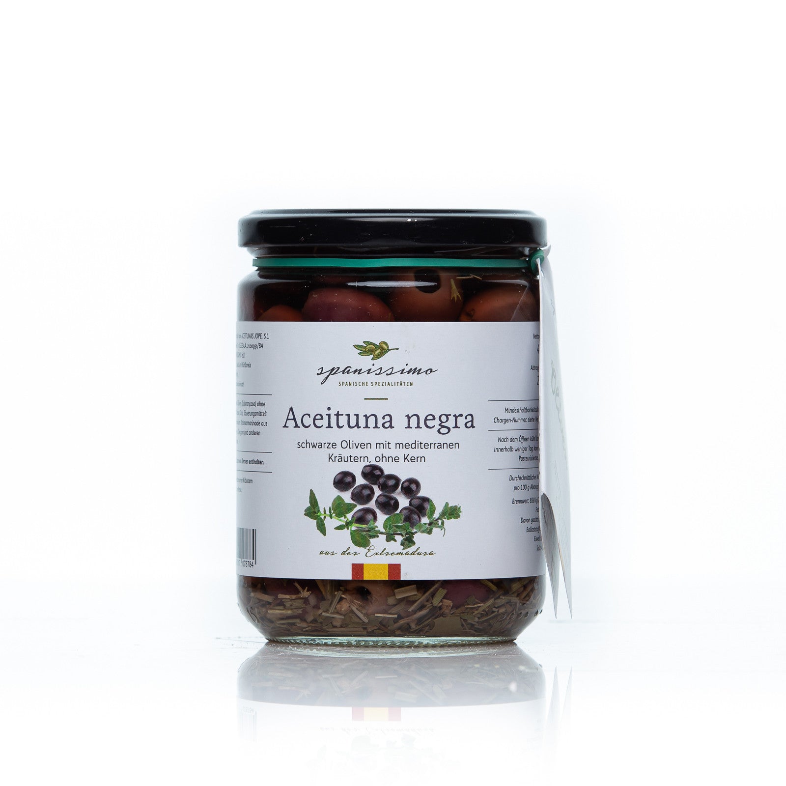 Spanissimo Oliven" Aceituna negra", mediterran mariniert, 200g