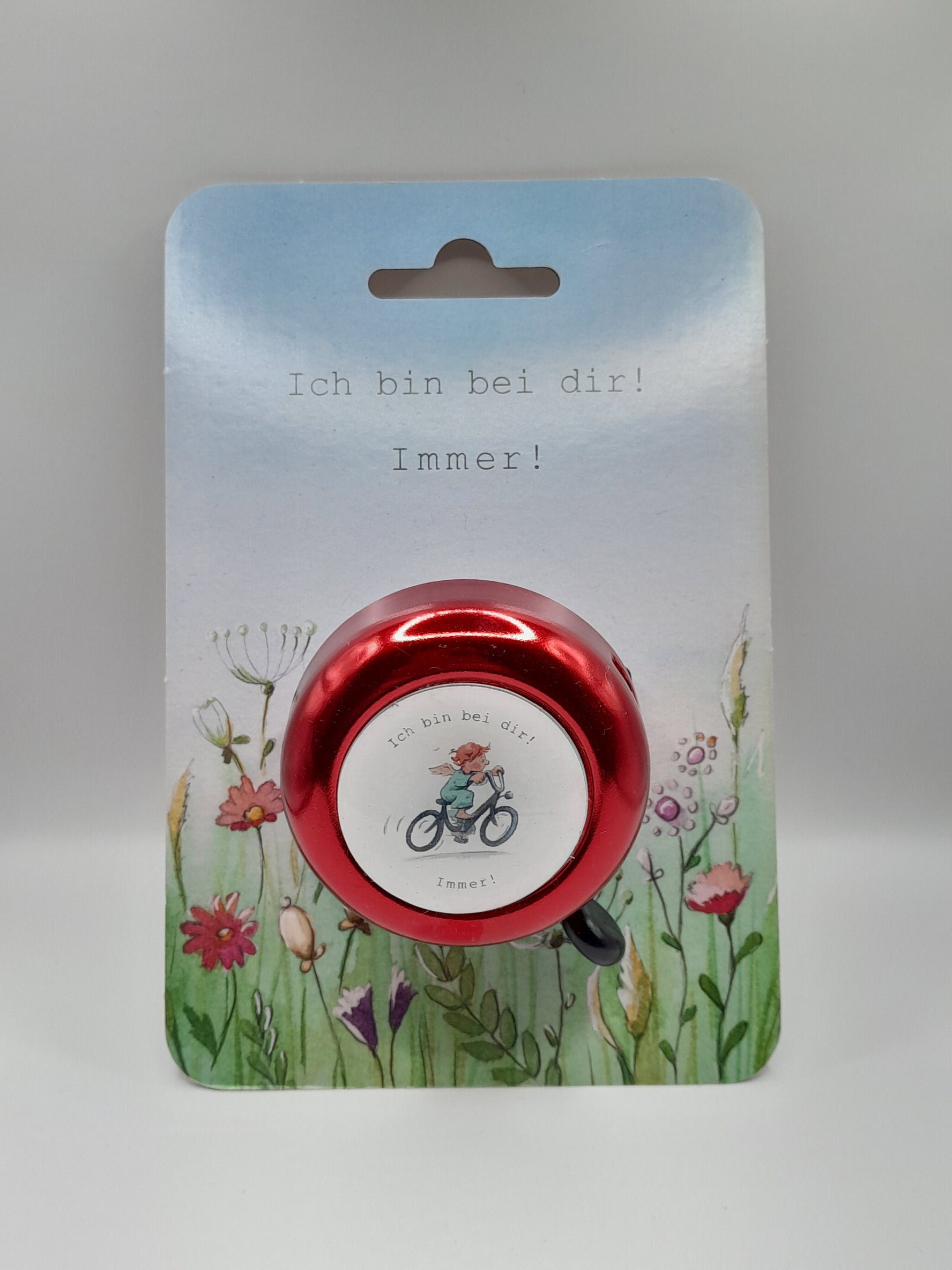 Fahrradklingel "Schutzengel rot"