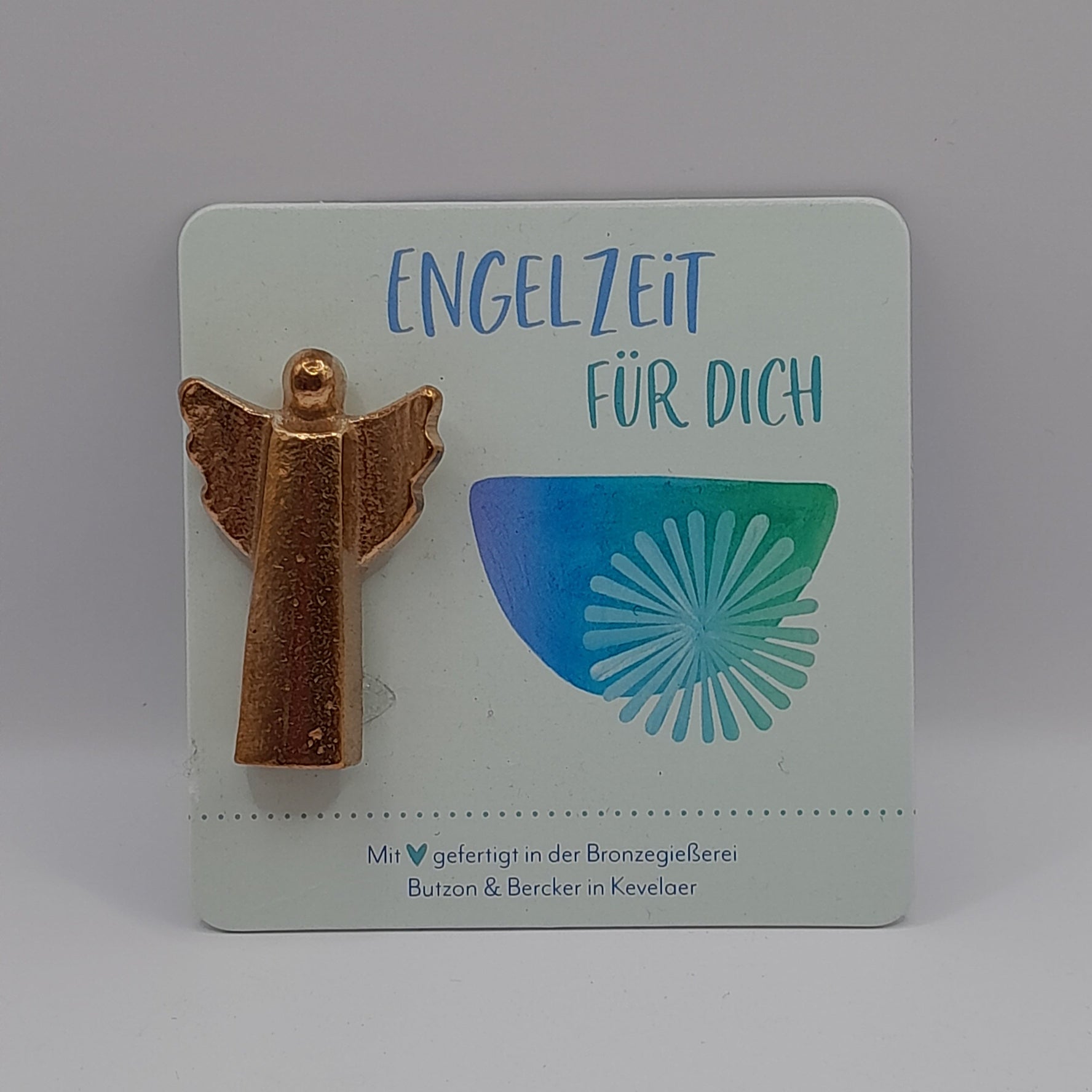 Engel-Bronzefigur "Engelzeit für dich"