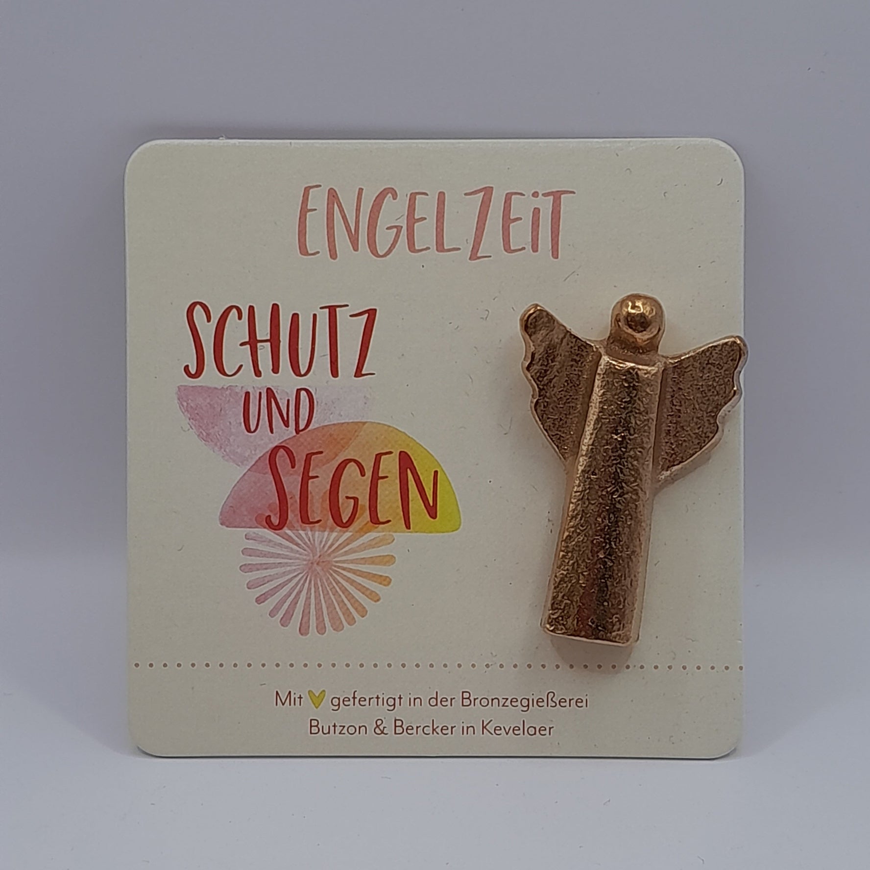 Engel-Bronzefigur "Schutz und Segen"