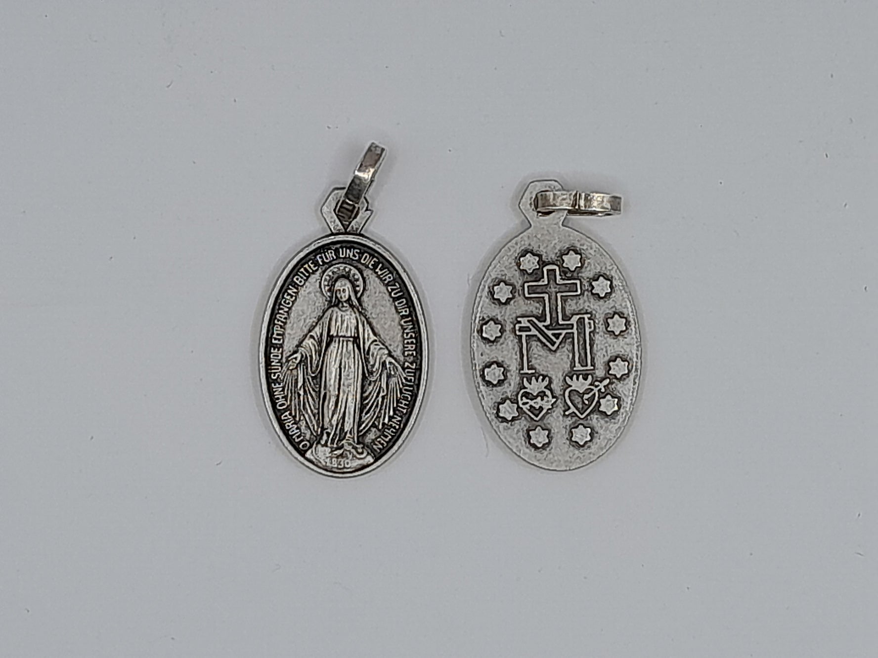 Wundertätige Medaille, silberfarben