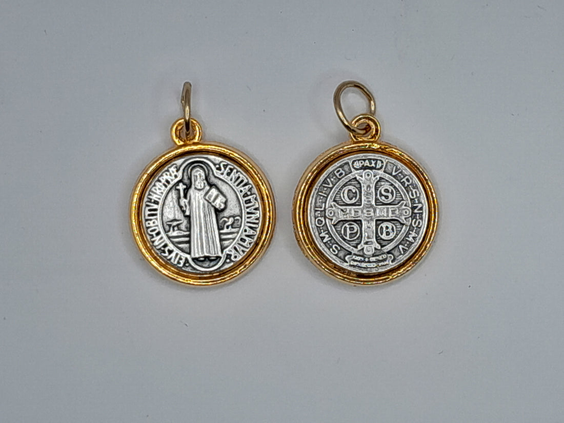 Medaille Benediktus, zweifärbig