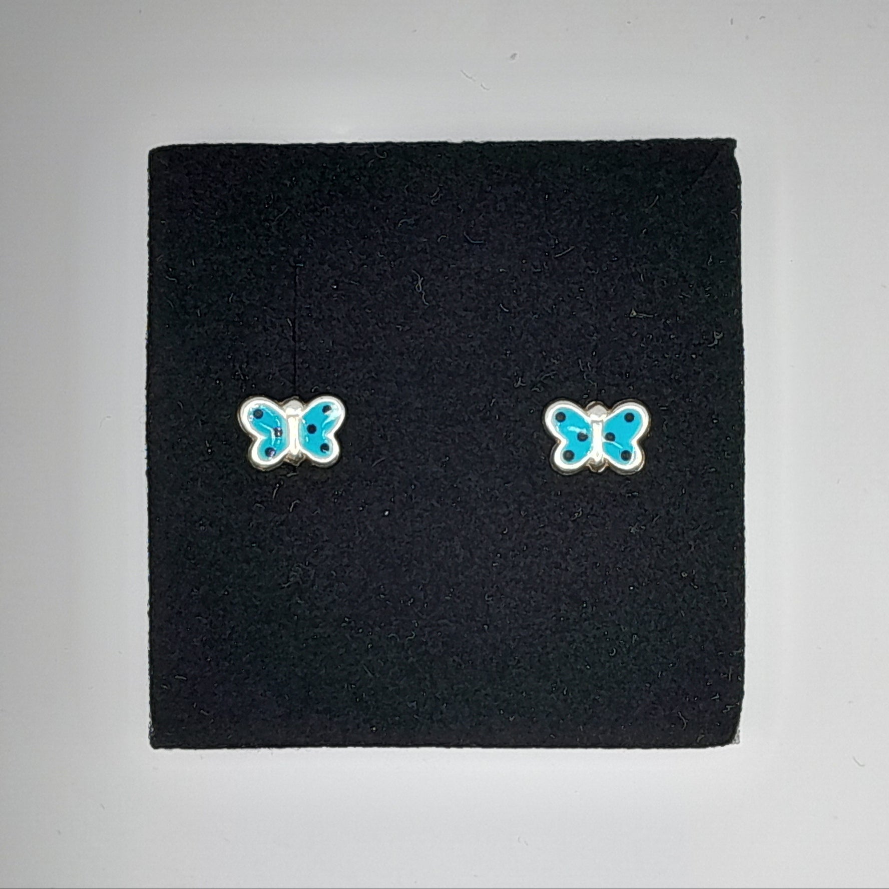 .Ohrstecker Schmetterling blau Silber 925