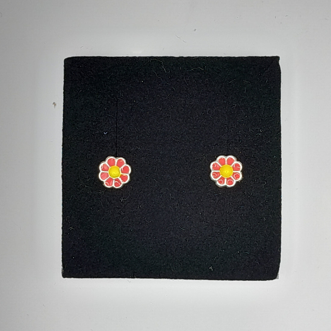 .Ohrstecker Blume rosa Silber 925