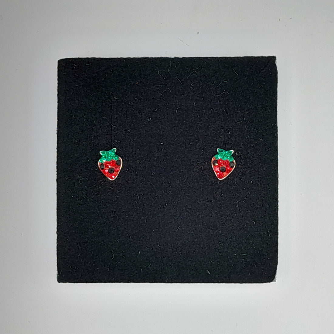 .Ohrstecker Erdbeere Silber 925
