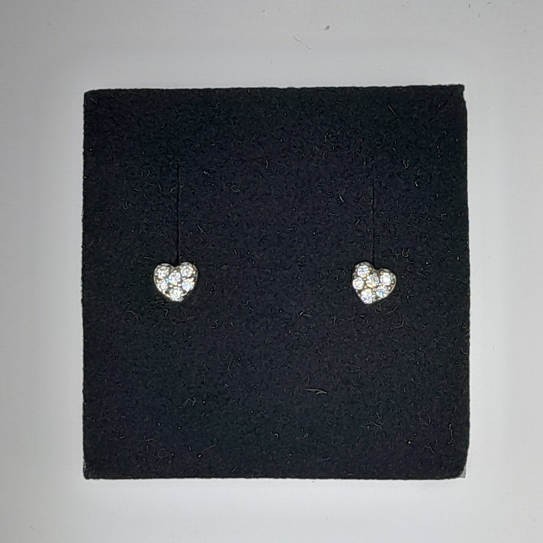 .Ohrstecker Herz Silber 925 mit Zirkonia