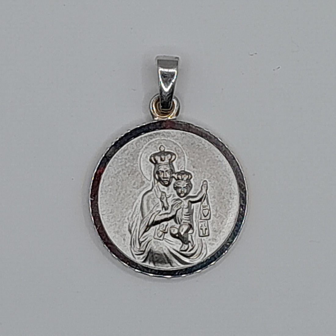 Kettenanhänger Skapulier 18mm, Echtsilber.
