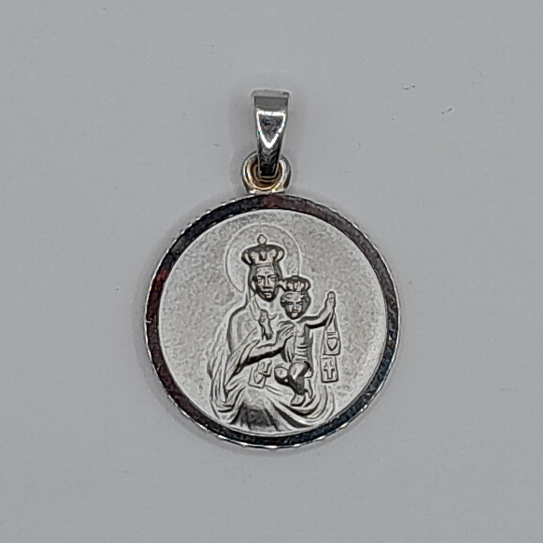 Kettenanhänger Skapulier 18mm, Echtsilber.