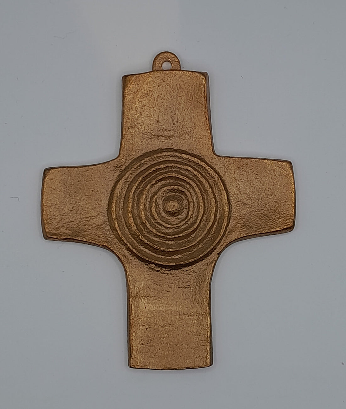 Wandkreuz aus Bronze "Kreise"