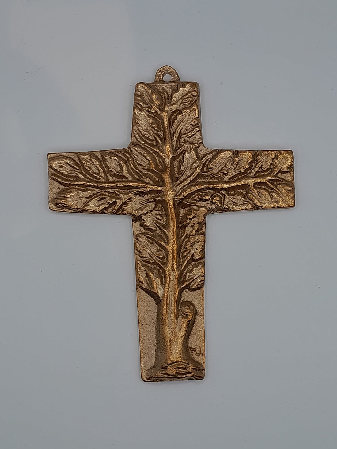 Wandkreuz aus Bronze "Lebensbaum"