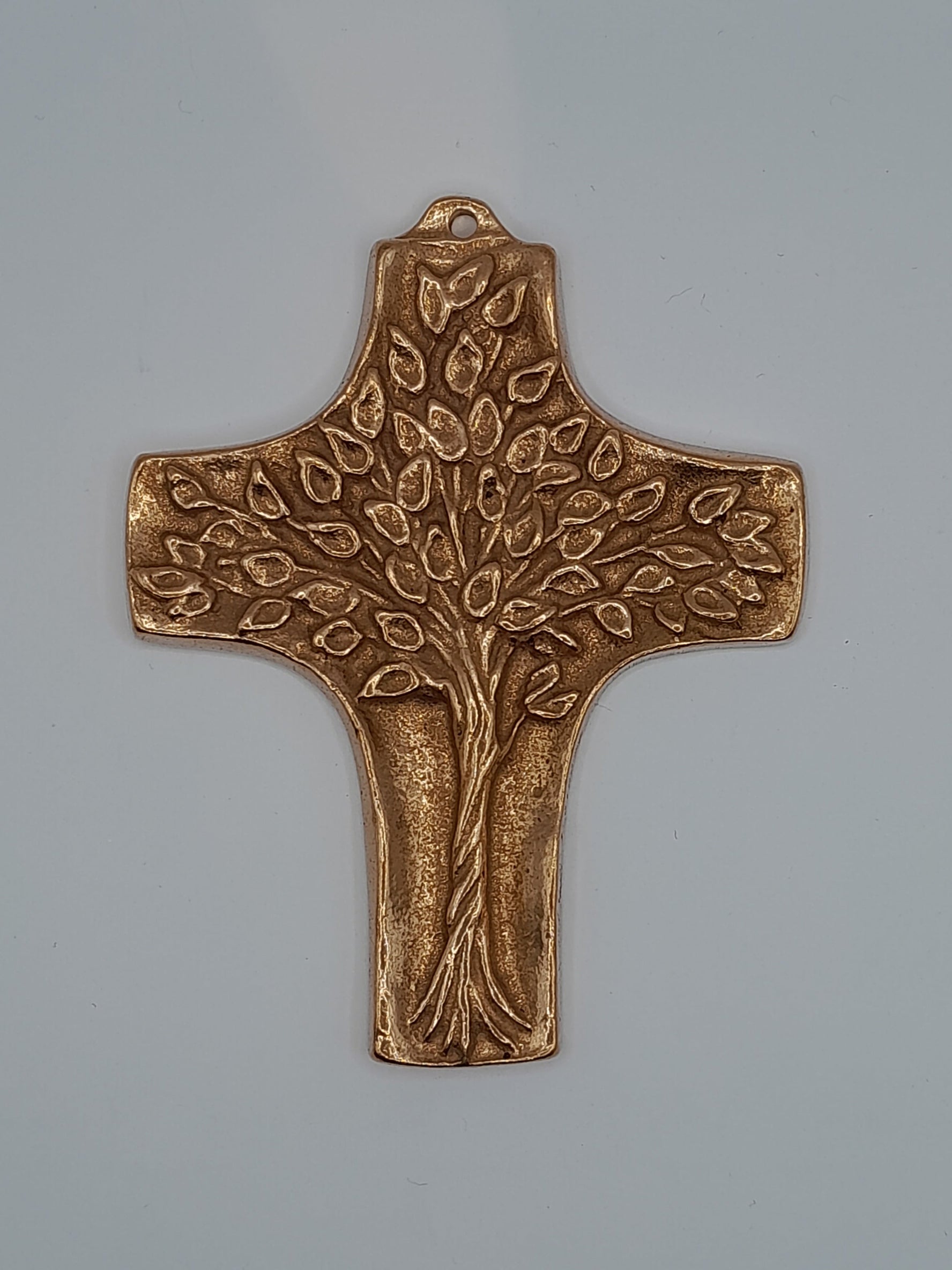 Wandkreuz aus Bronze "Baum"