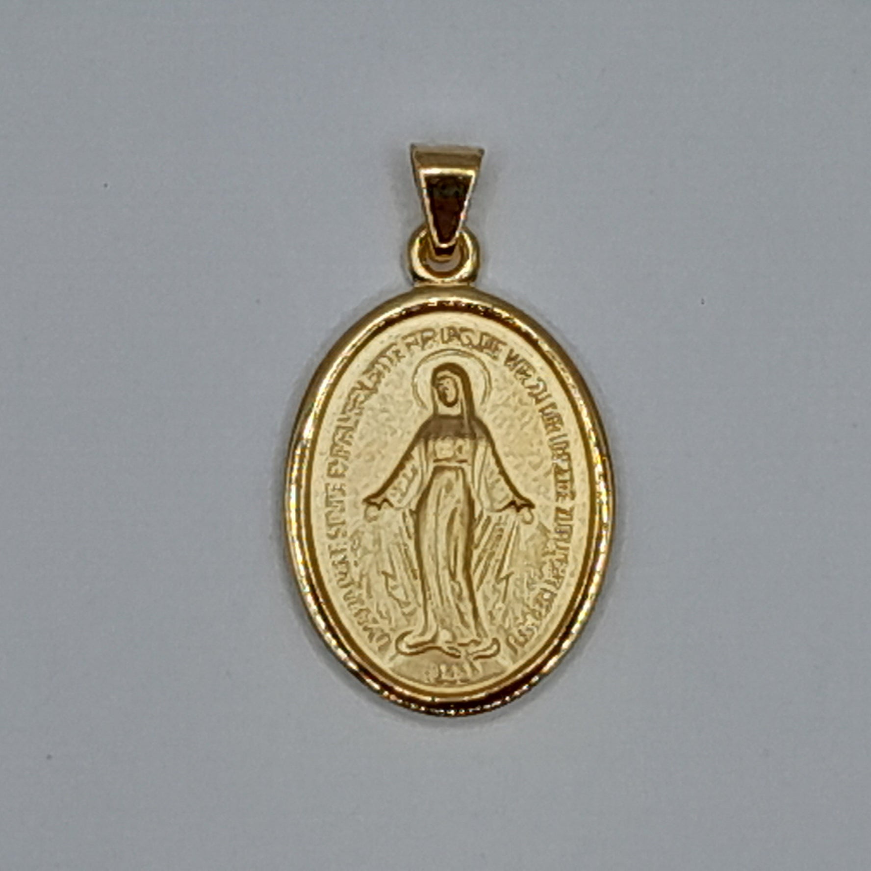 Kettenanhänger Milagrosa 16 mm, aus Gelbgold
