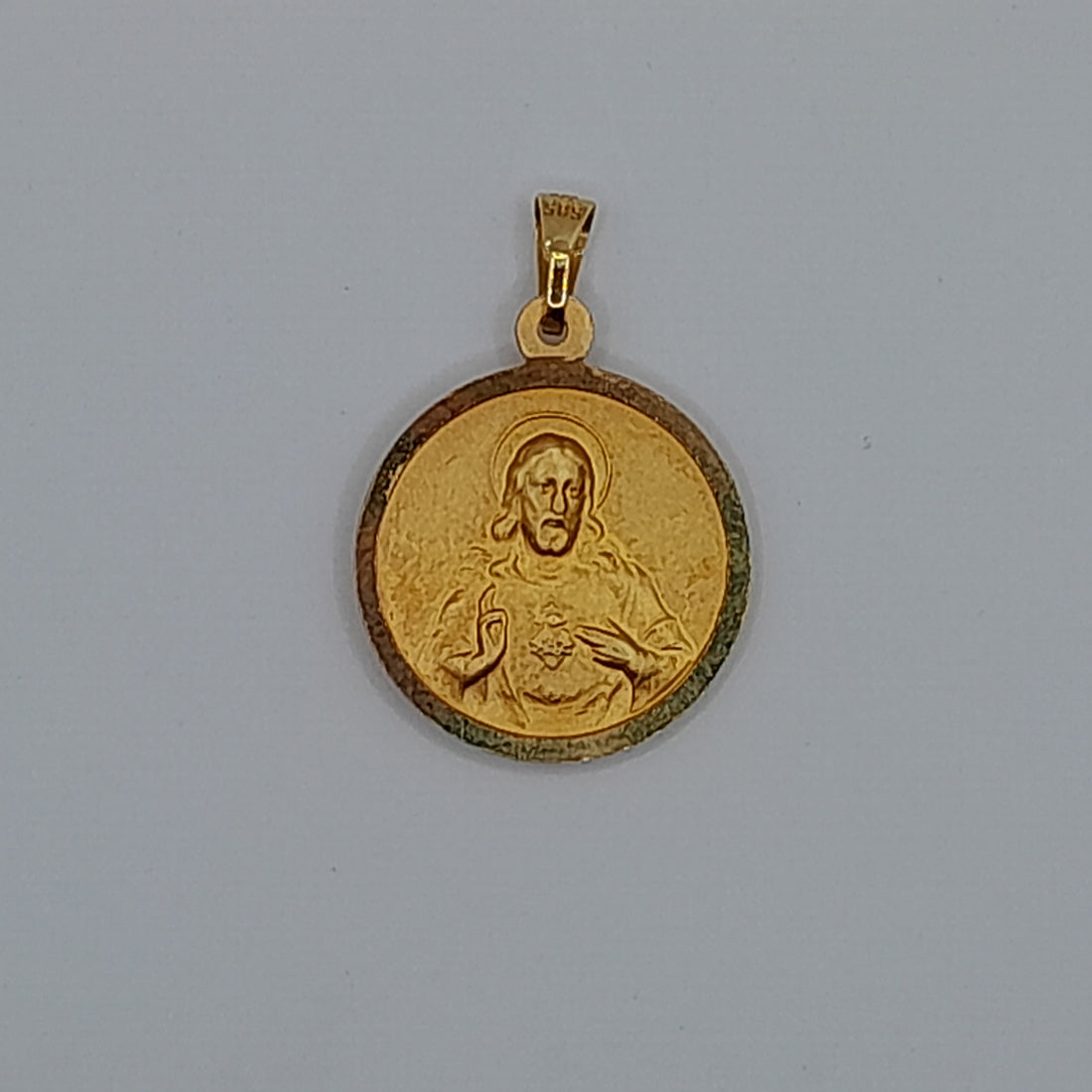 Kettenanhänger Skapulier 18mm, aus Gelbgold