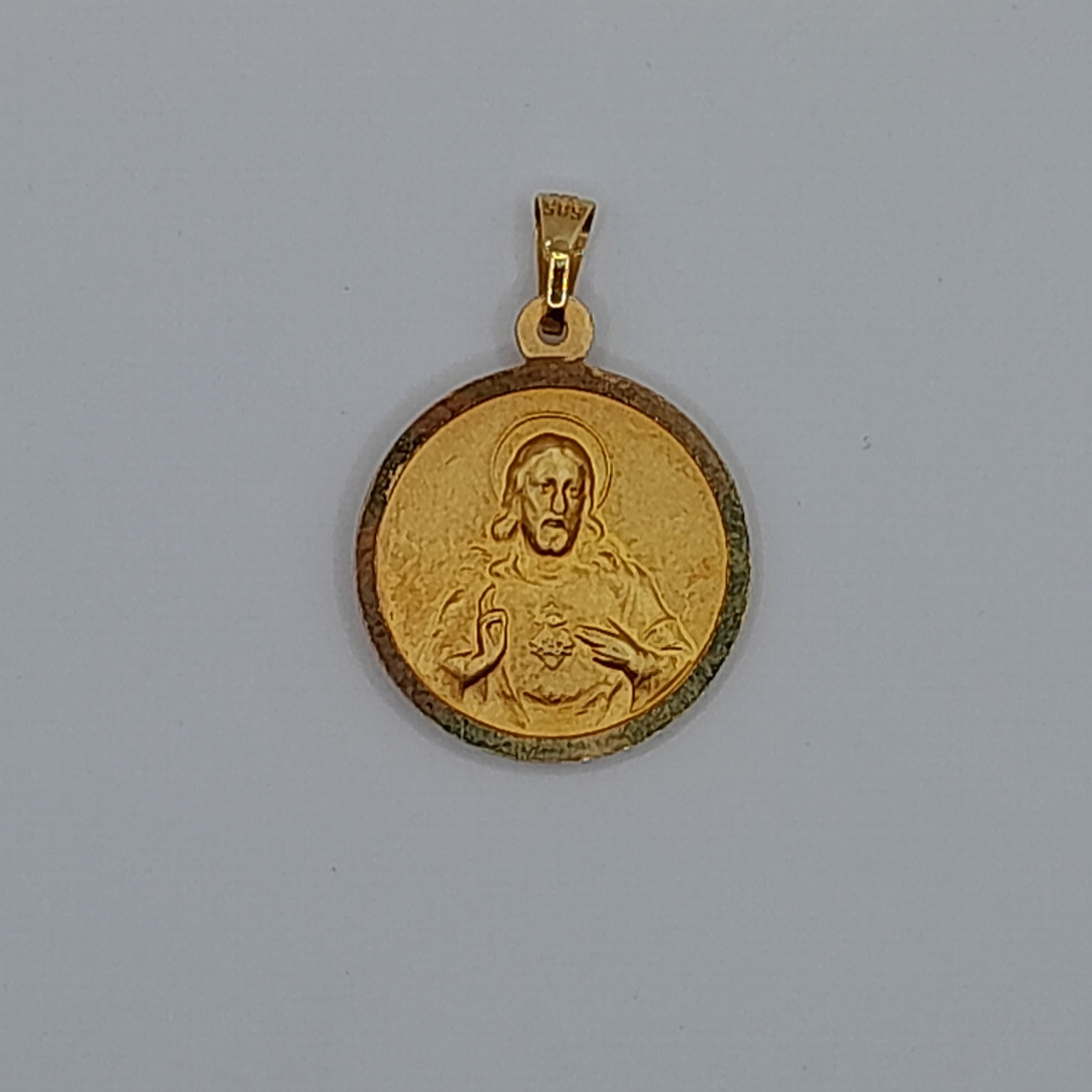 Kettenanhänger Skapulier 18mm, aus Gelbgold