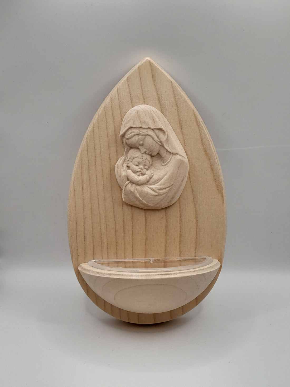 Weihwasserkessel Holz "Madonna"