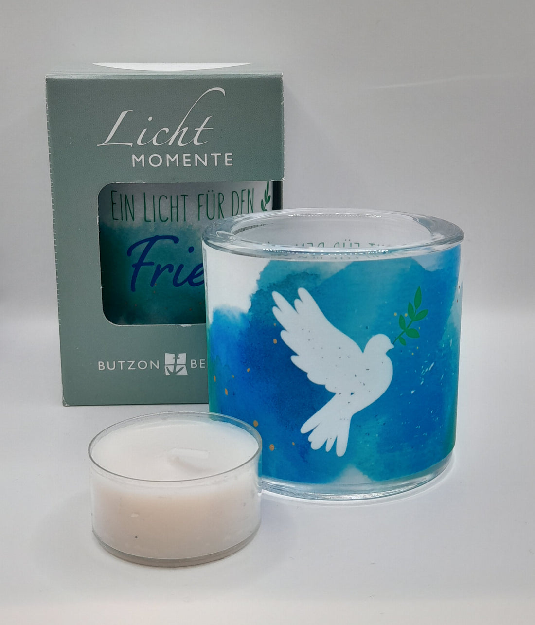 Lichtmomente Teelichthalter "Friedenslicht"