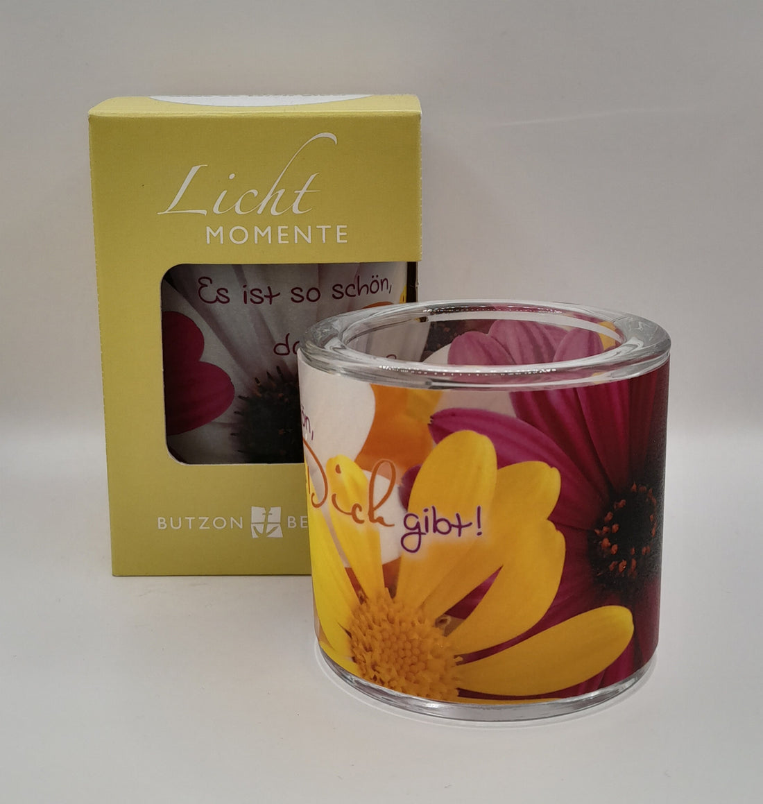 Lichtmomente Teelichthalter "Schön, dass es dich gibt"
