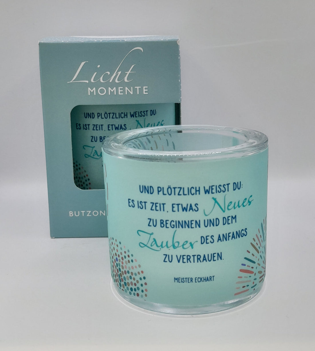 Lichtmomente Teelichthalter "Zauber des Anfangs"