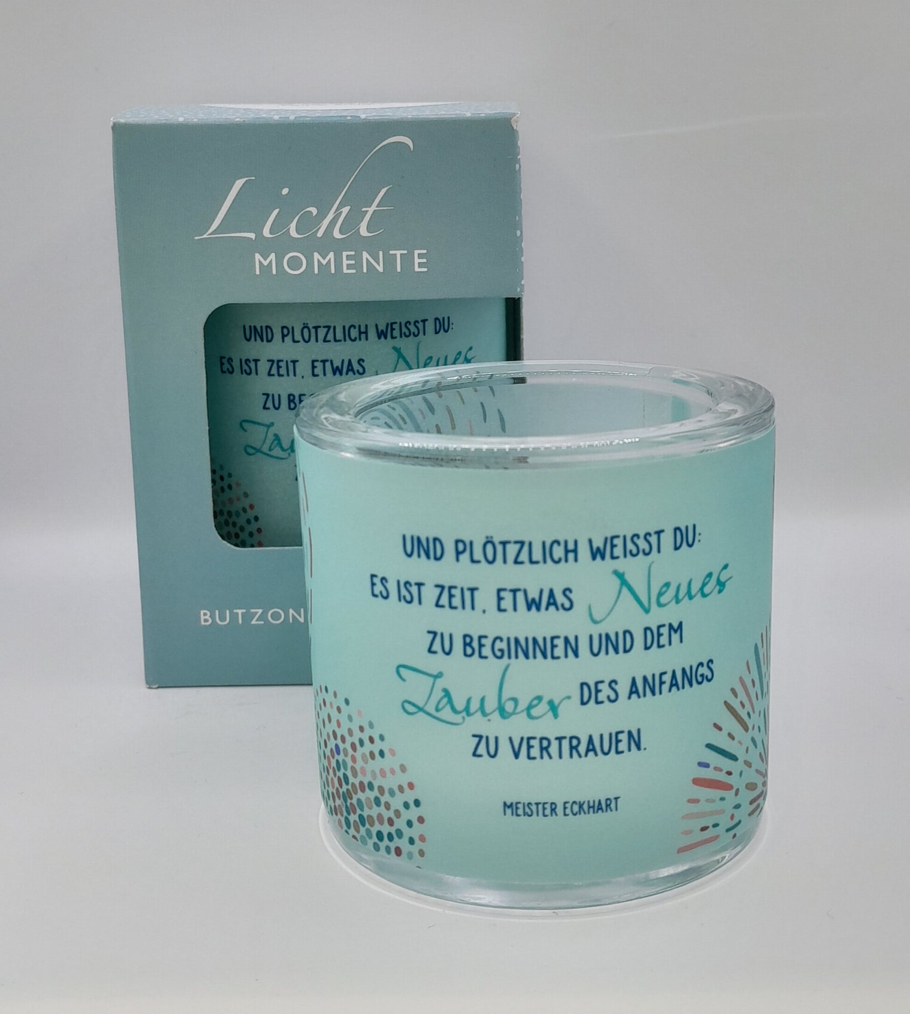 Lichtmomente Teelichthalter "Zauber des Anfangs"