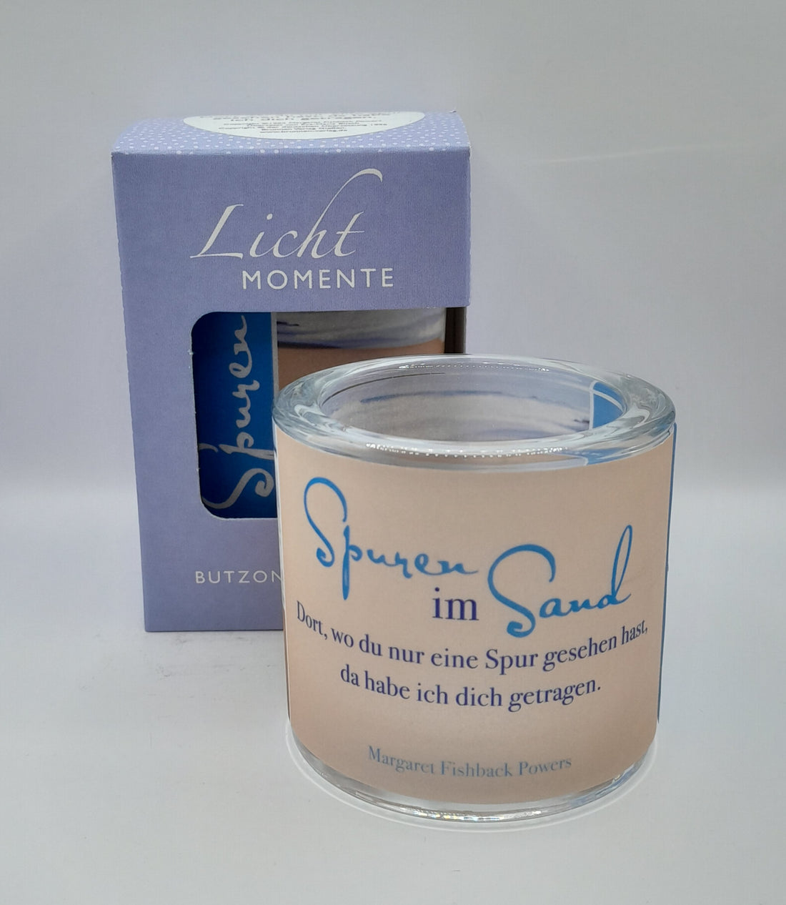 Lichtmomente Teelichthalter "Spuren"