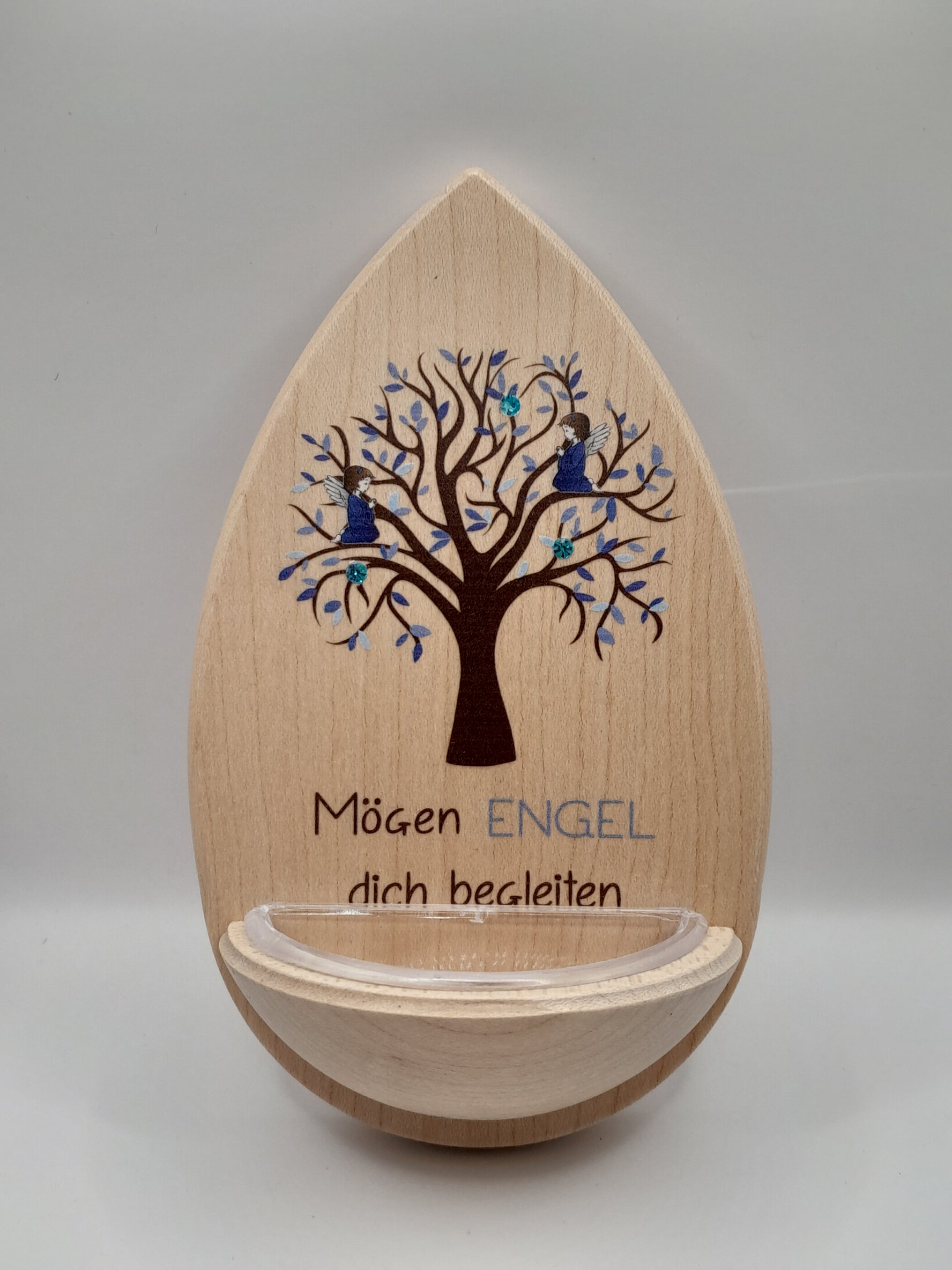 Kinder-Weihkessel "Mögen Engel dich begleiten, blau"