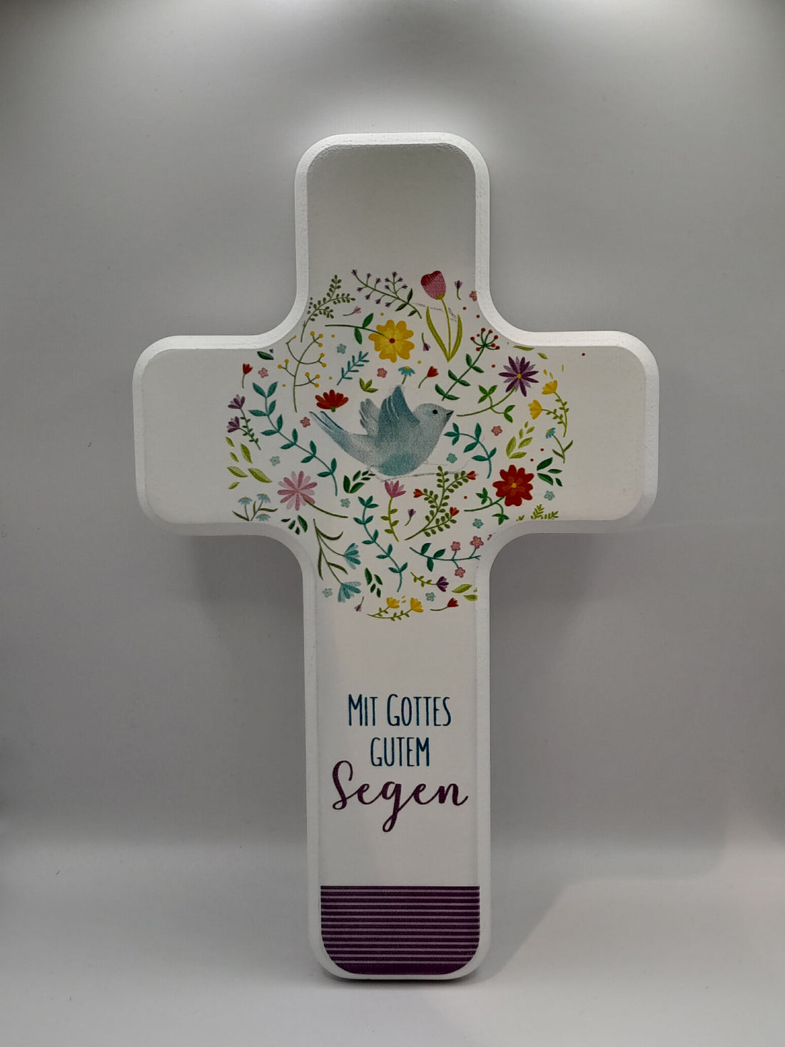 Kinderkreuz Holz "Mit Gottes gutem Segen"