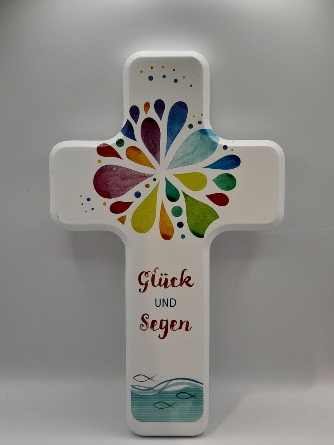 Kinderkreuz Holz "Glück und Segen"