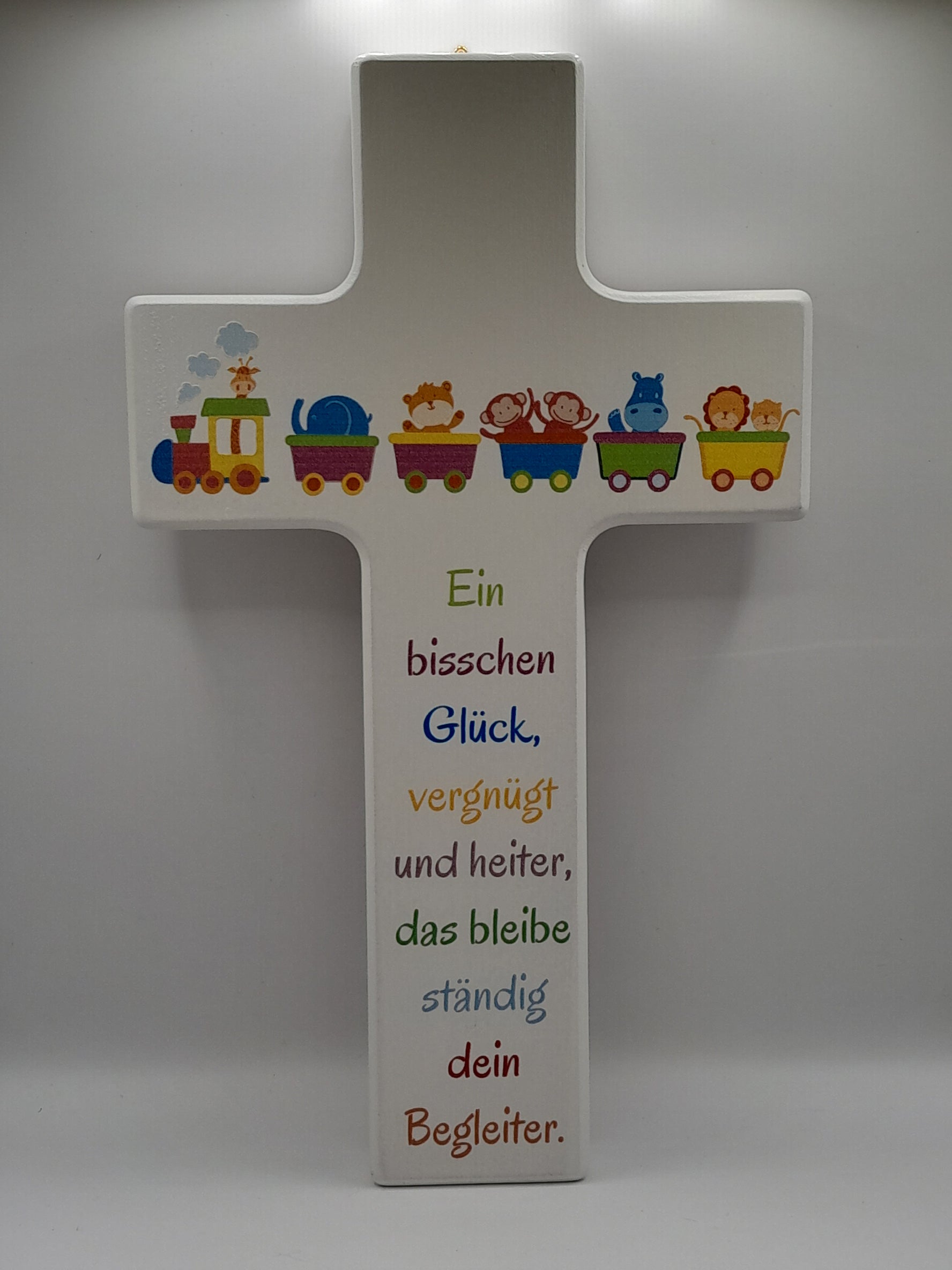 Kinderkreuz Holz "Zug"