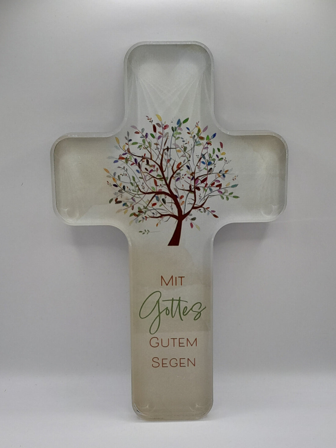 Kinderkreuz Acryl "Mit Gottes gutem Segen"