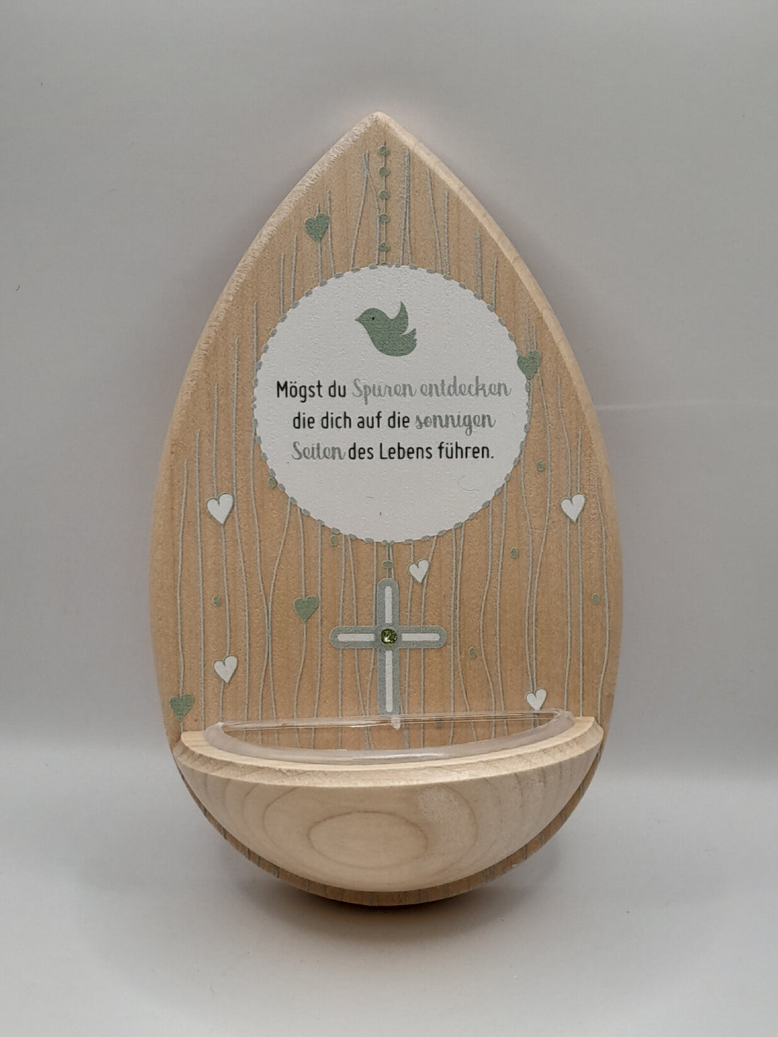 Kinder-Weihkessel Holz "Spuren"