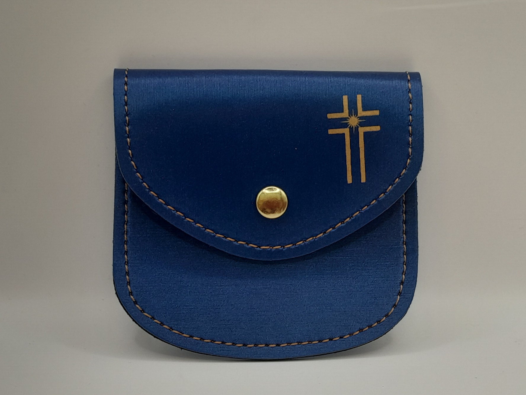 Rosenkranztäschchen blau