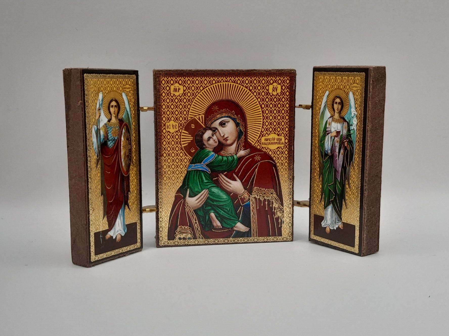 Magnet-Ikone Tryptichon "Madonna"