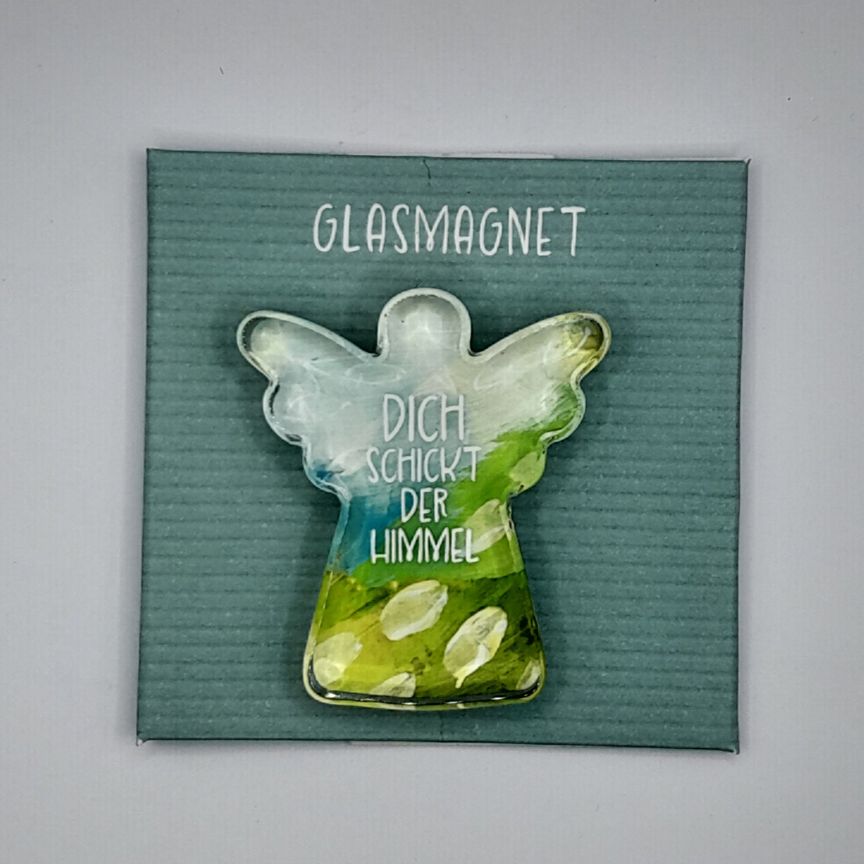 Engel-Glasmagnet "Dich schickt der Himmel"
