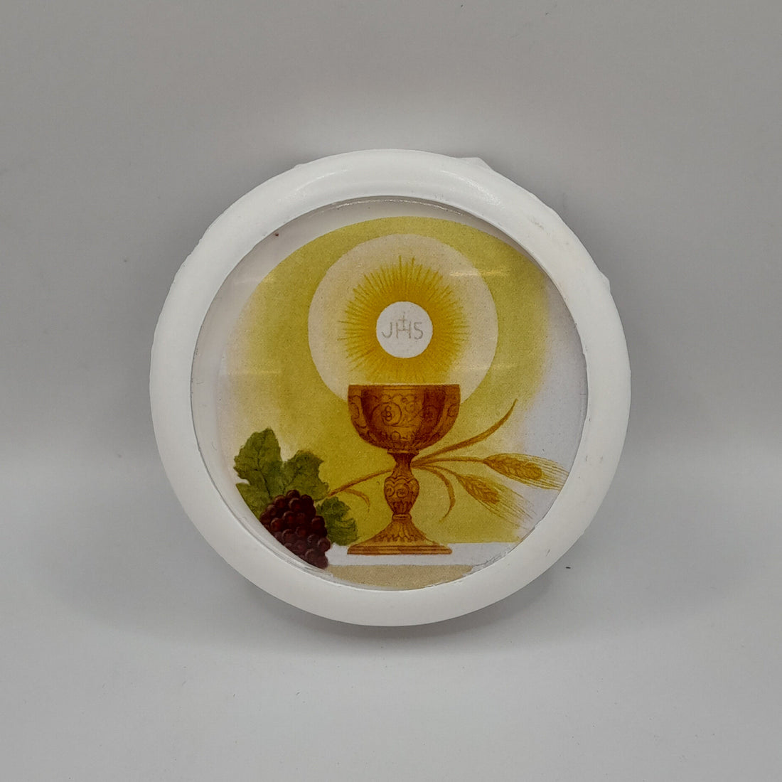 Dose weiß, beidseitig bedruckt