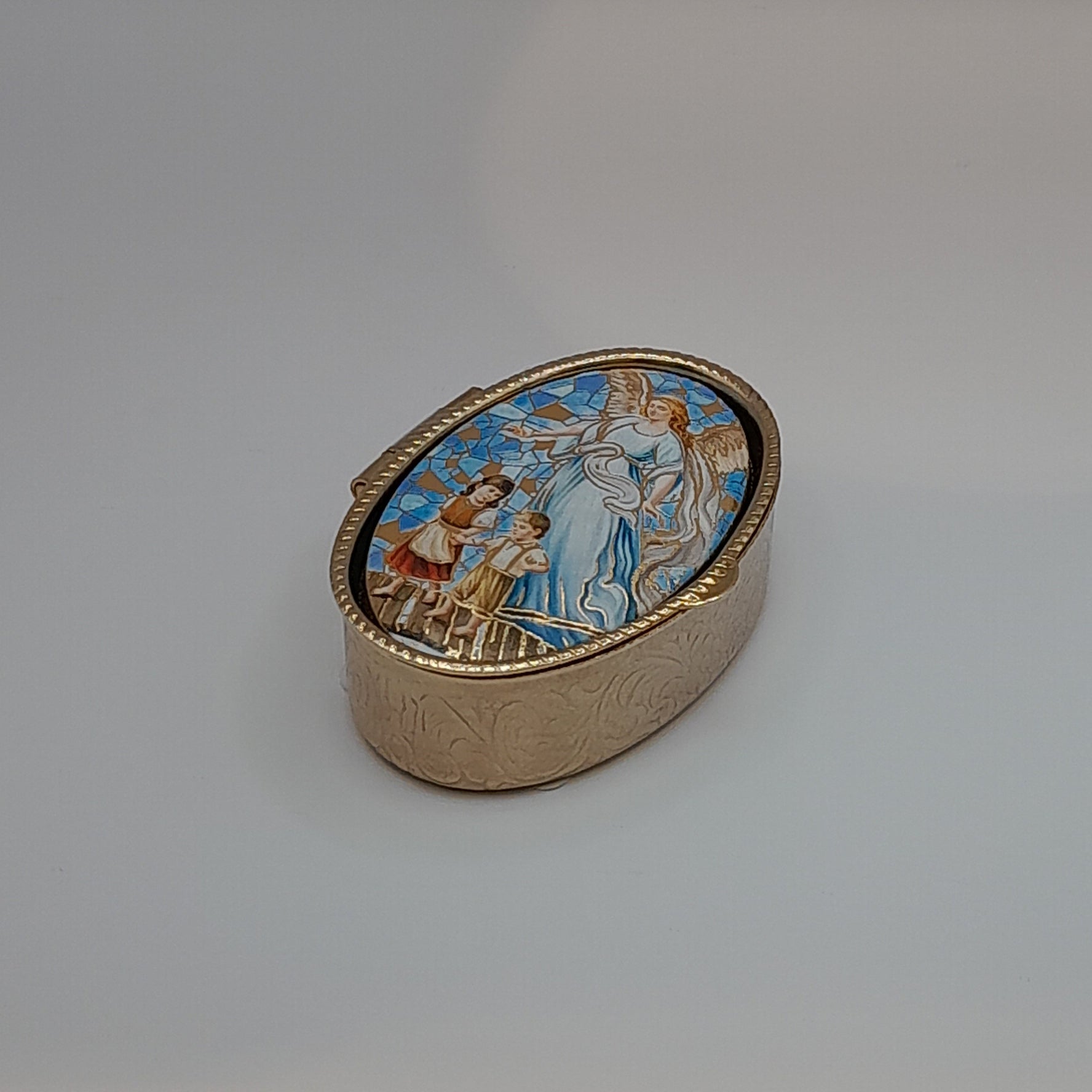 Dose goldfarben "Schutzengel"