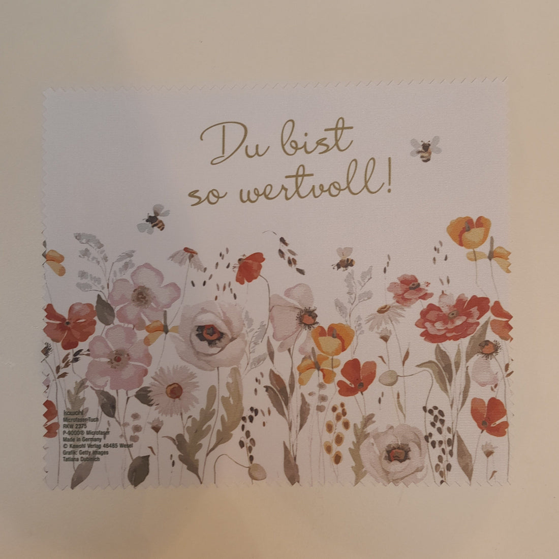 Tuch "Du bist so wertvoll"