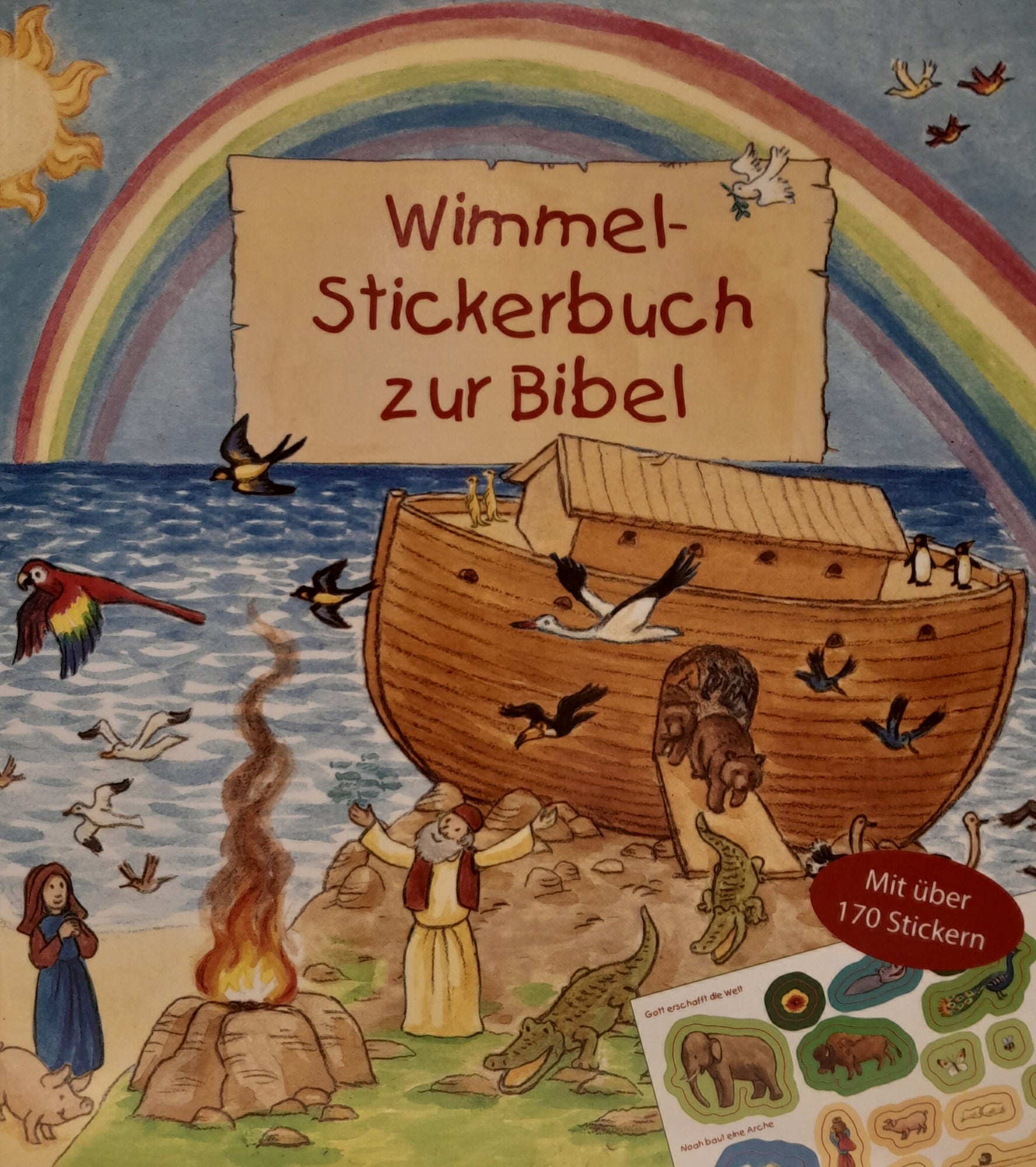 Wimmel-Stickerbuch zur Bibel